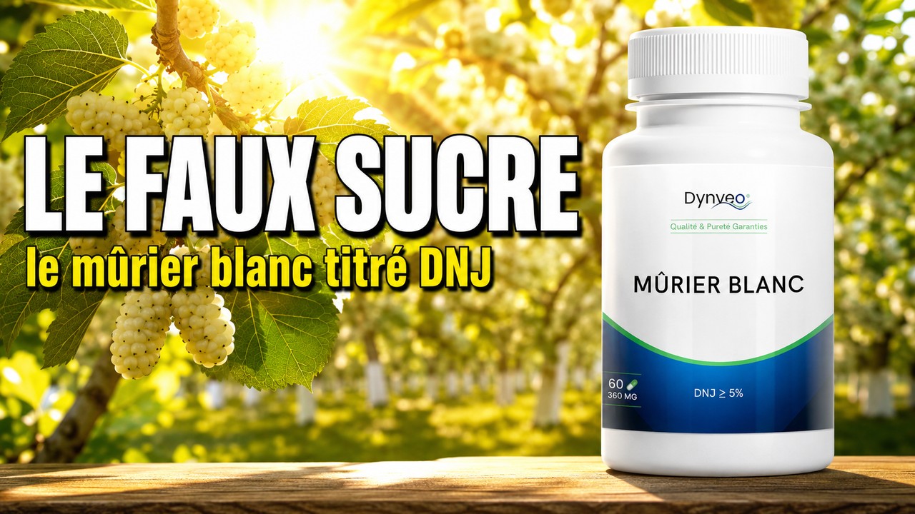 Vidéo Mûrier Blanc – titré à 5% en DNJ – 60 gélules – DYNVEO Paris Herba Barona