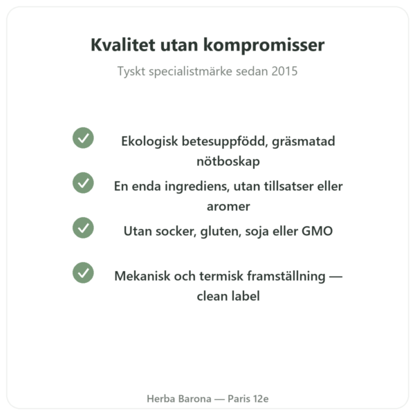 Nötkollagen Bio pulver Jarmino kvalitet Paris Herba Barona