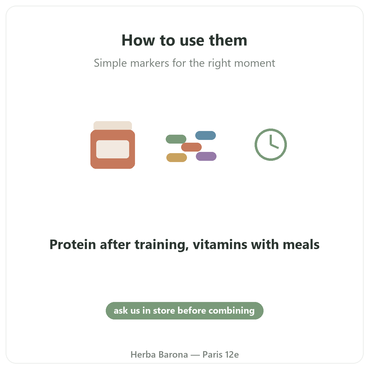 Nutripure in Paris - how to use - Herba Barona Paris 12e