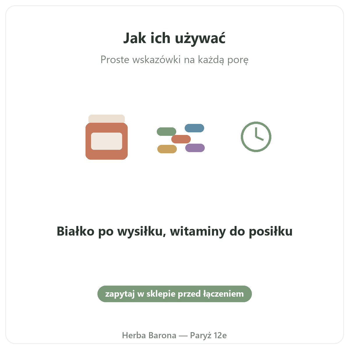Nutripure w Paryzu - jak stosowac - Herba Barona Paris 12e