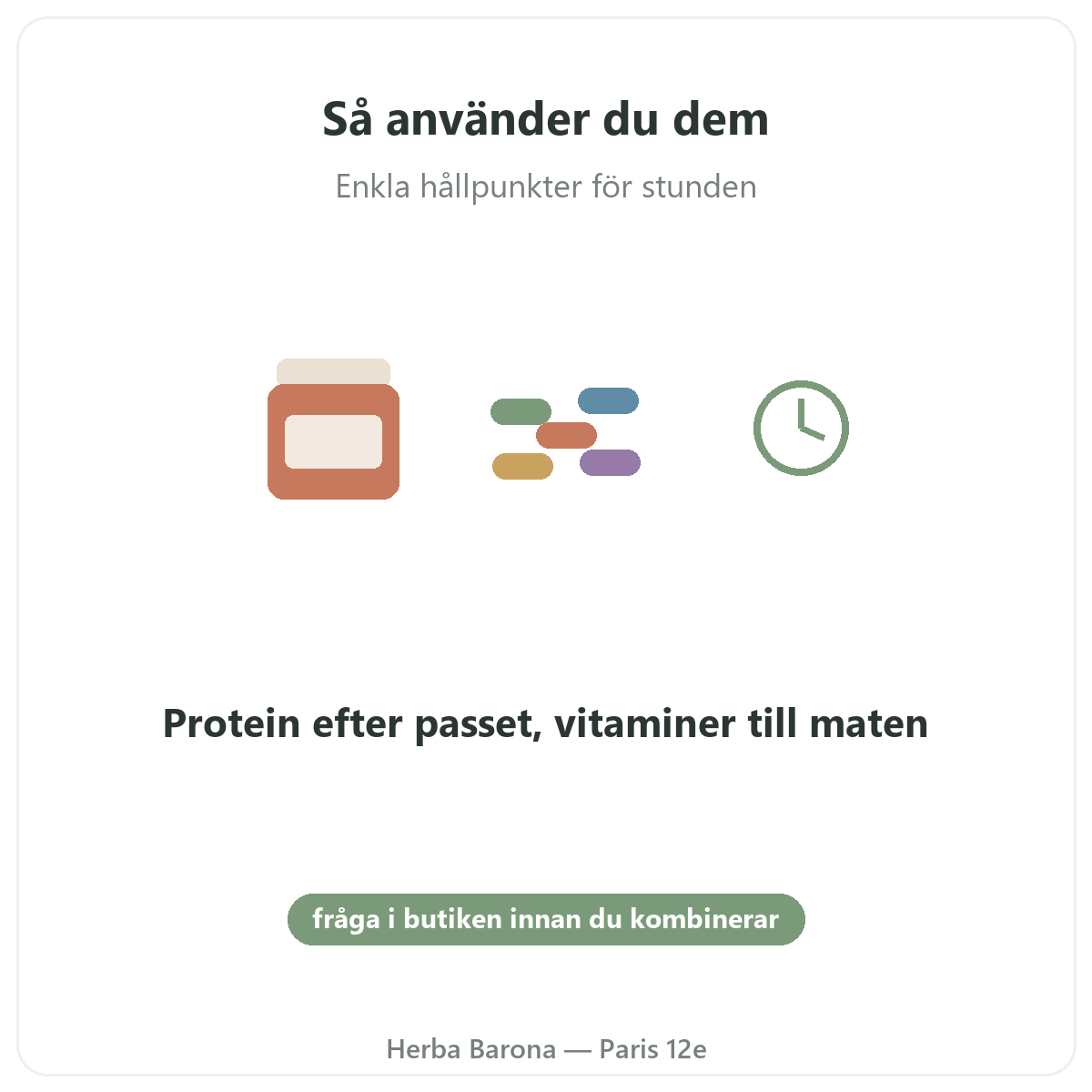 Nutripure i Paris - sa anvands de - Herba Barona Paris 12e