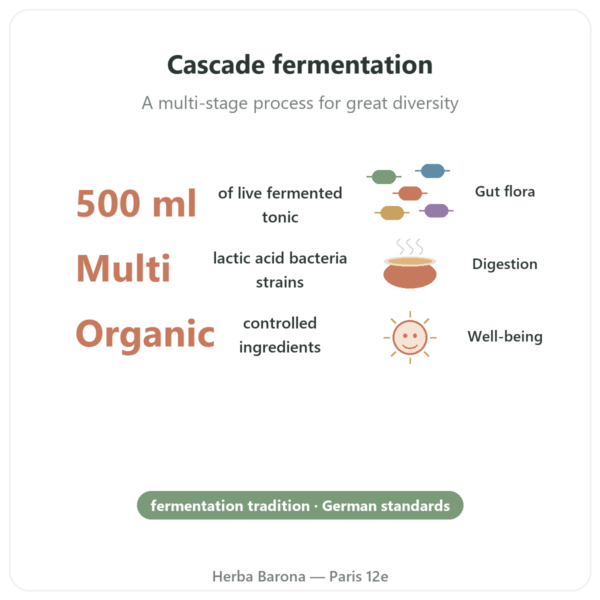 Organic Multi-Impuls Tonic 500ml - Jarmino benefits and key facts Paris Herba Barona