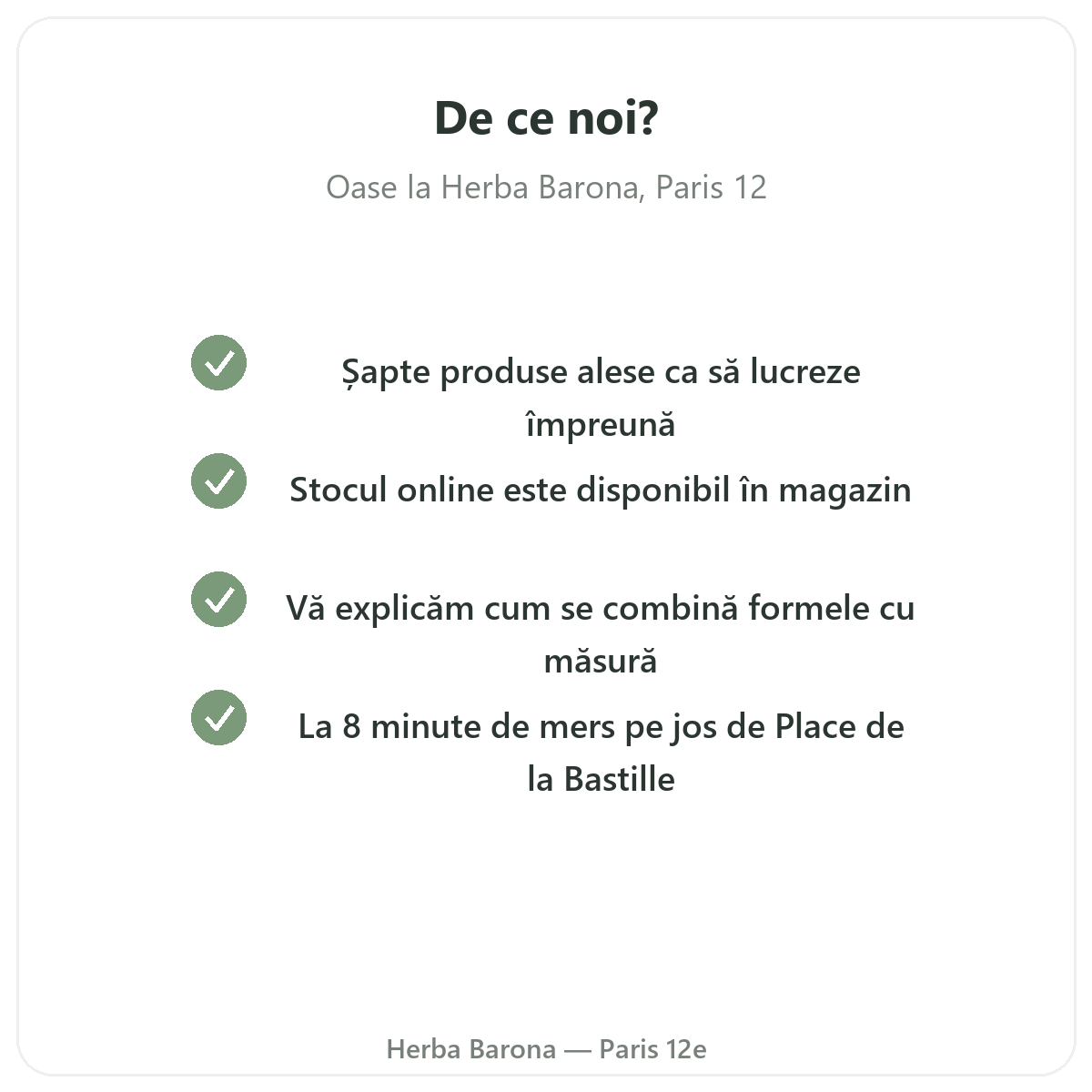 De ce să cumpărați suplimente pentru oase la Paris de la Herba Barona Paris, arondismentul 12