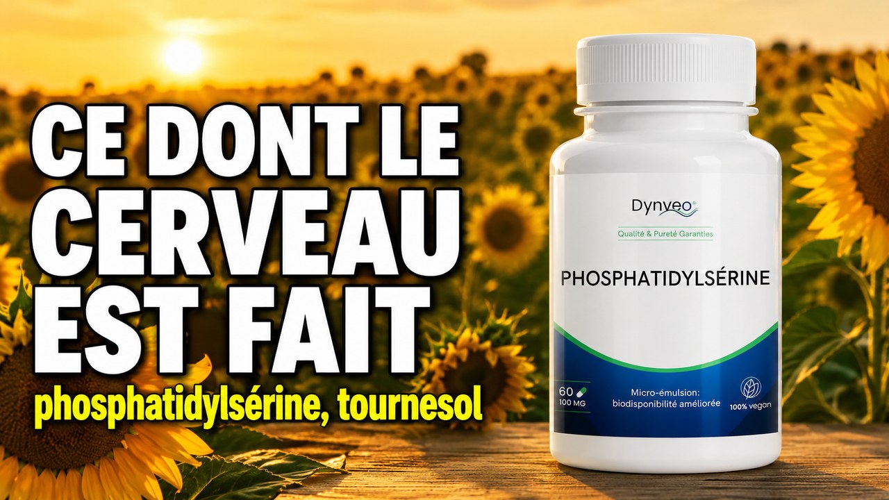 Vidéo phosphatidylsérine végétale Dynveo 100 mg Paris Herba Barona