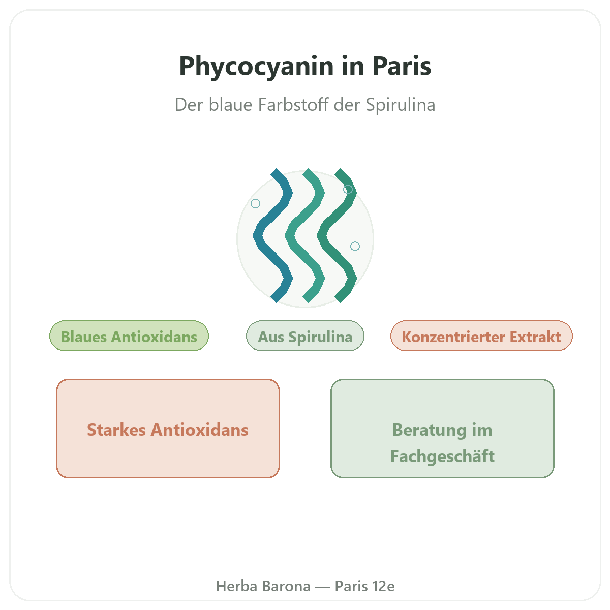 Phycocyanine Paris Paris - Markenvorstellung bei Herba Barona Paris 12e