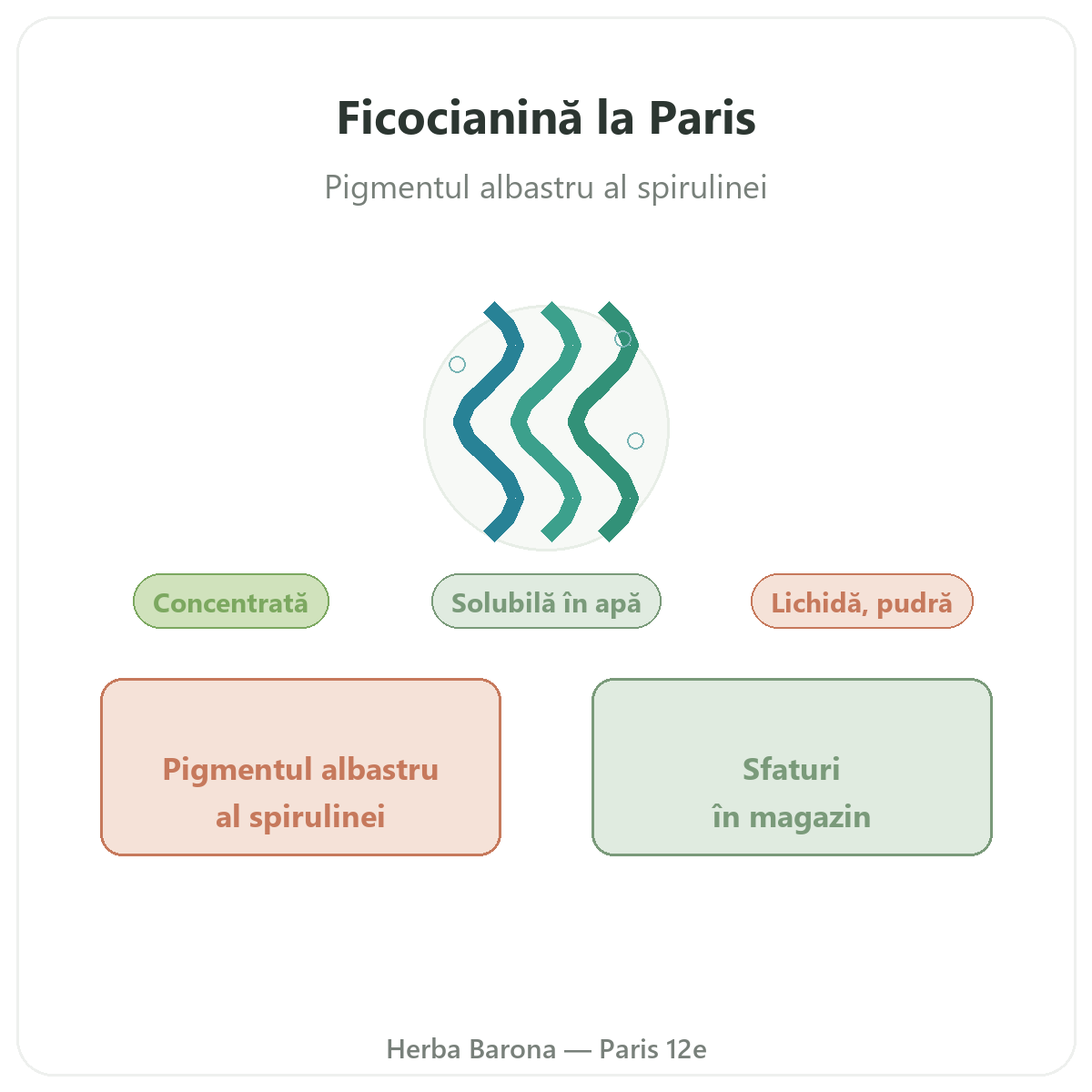 Ficocianină Paris - prezentarea brandului la Herba Barona Paris, arondismentul 12