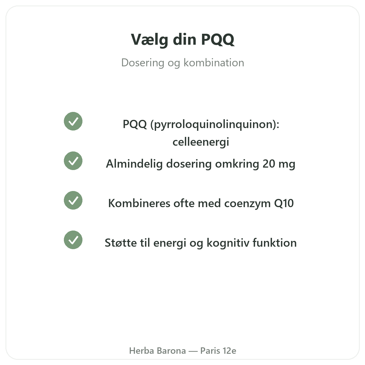 PQQ Paris Paris - kvalitetsløfter hos Herba Barona Paris 12