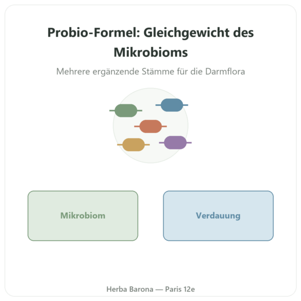 Probio-Formel SynbÆctive® 60 Mrd. KBE – Novoma – 60 Kapseln Vorstellung Paris Herba Barona