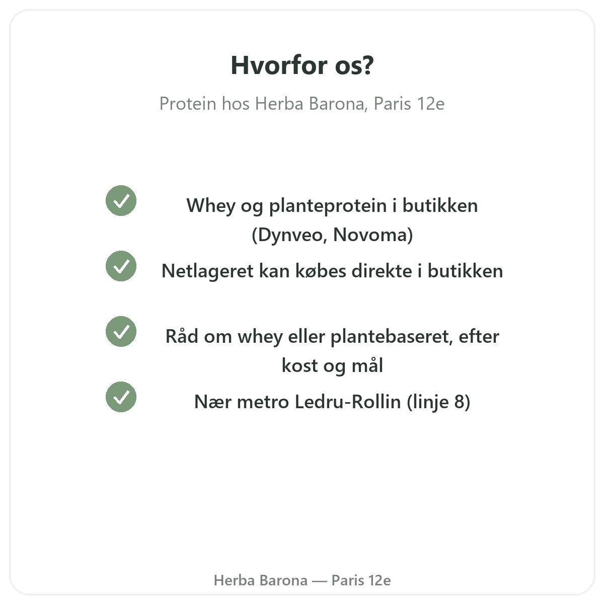 Hvorfor købe Protein whey vegetabilsk Paris i Paris hos Herba Barona Paris 12