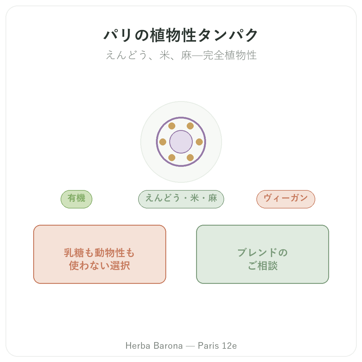 パリの植物性プロテイン — Herba Barona(パリ12区)のブランド紹介