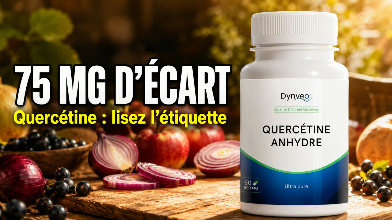 Vidéo quercétine anhydre Dynveo 500 mg Sophora japonica Paris Herba Barona