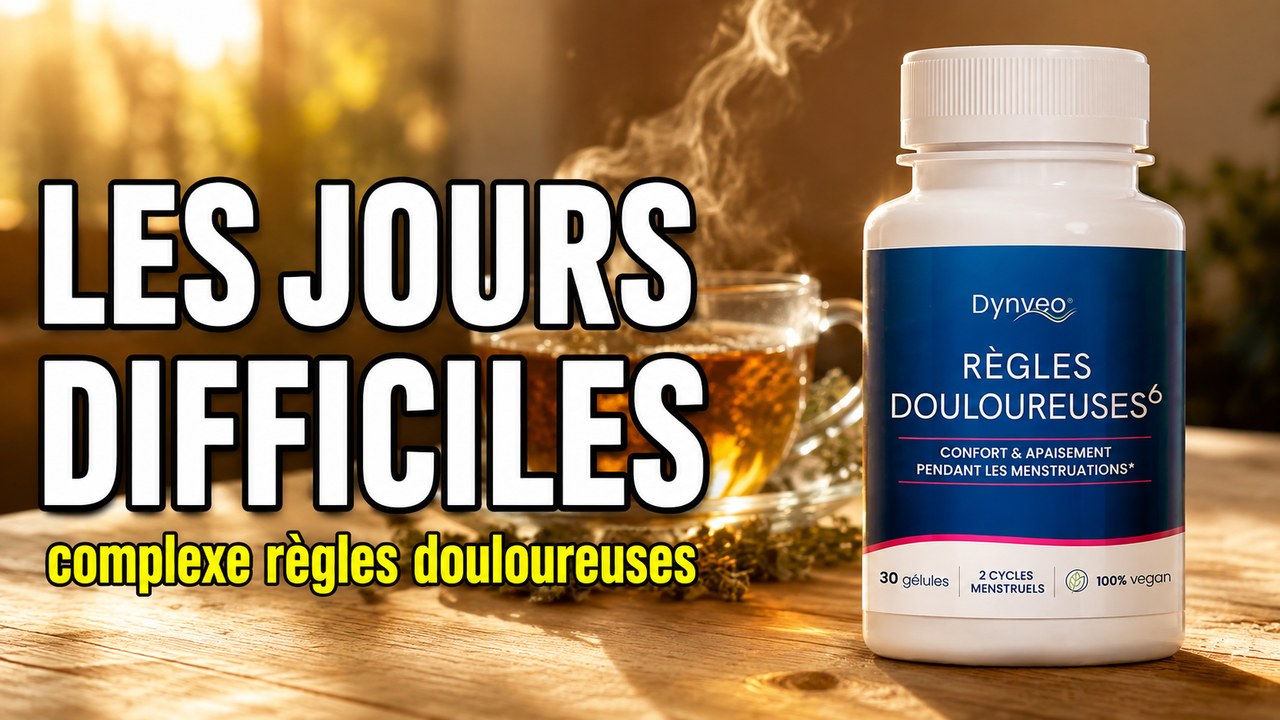 Vidéo complexe Règles douloureuses Dynveo 30 gélules Paris Herba Barona