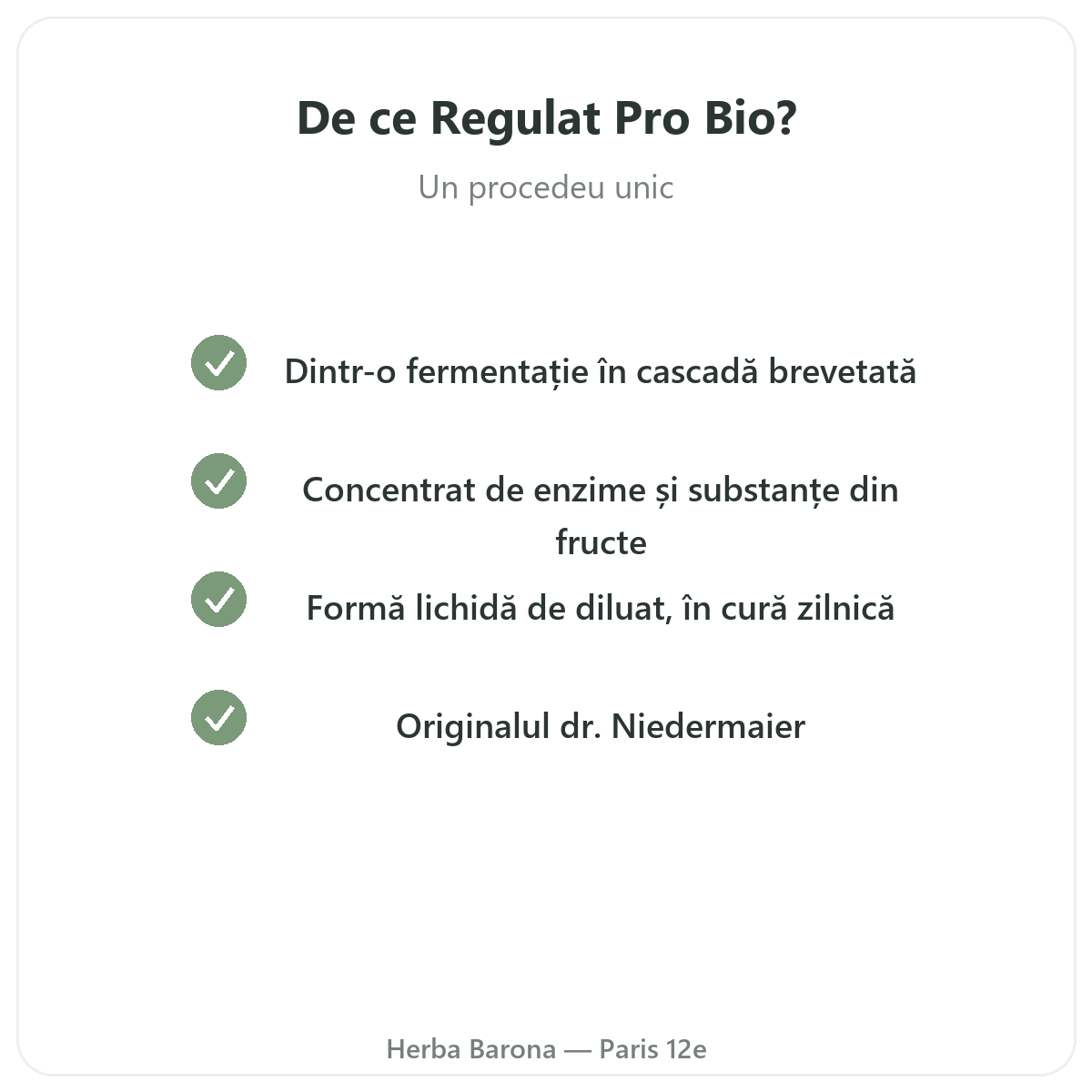 Regulat Pro Bio Paris — angajamente de calitate la Herba Barona Paris 12e