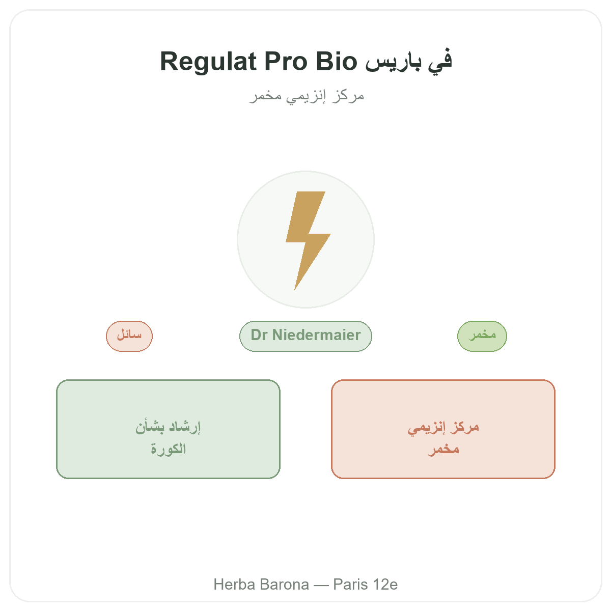 Regulat Pro Bio في باريس - تقديم العلامة لدى Herba Barona باريس الدائرة 12