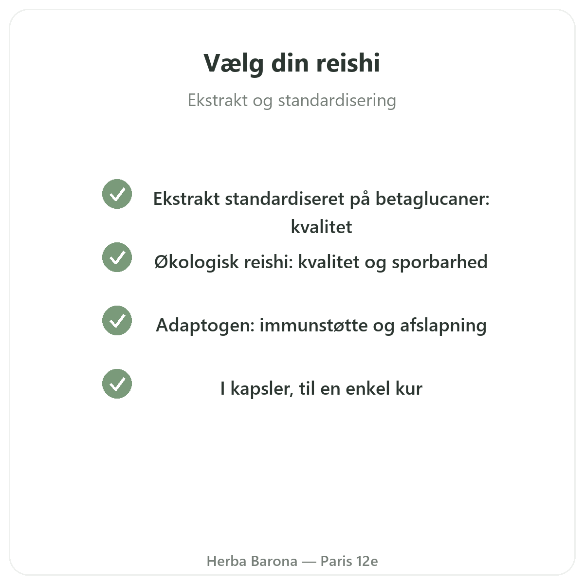 Reishi Paris Paris - kvalitetsløfter hos Herba Barona Paris 12