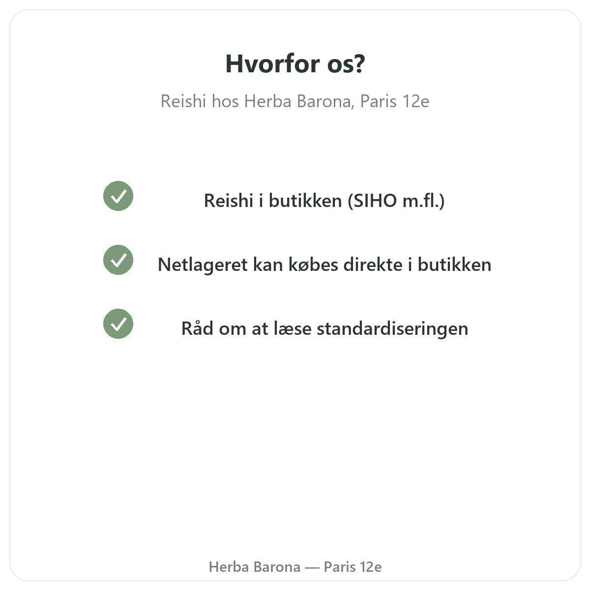 Hvorfor købe Reishi Paris i Paris hos Herba Barona Paris 12