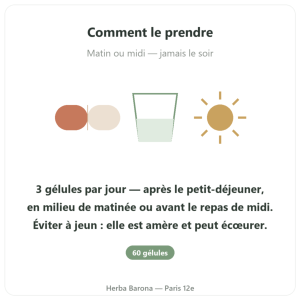 Rhodiola Rosea – Dynveo – 60 gélules – Adaptogène mode emploi conseil de prise Paris Herba Barona