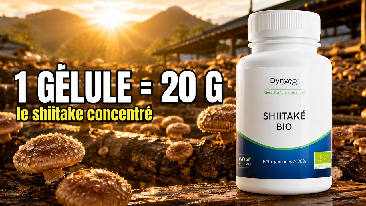 Vidéo Shiitake bio- dynveo- 60 gélules Paris Herba Barona