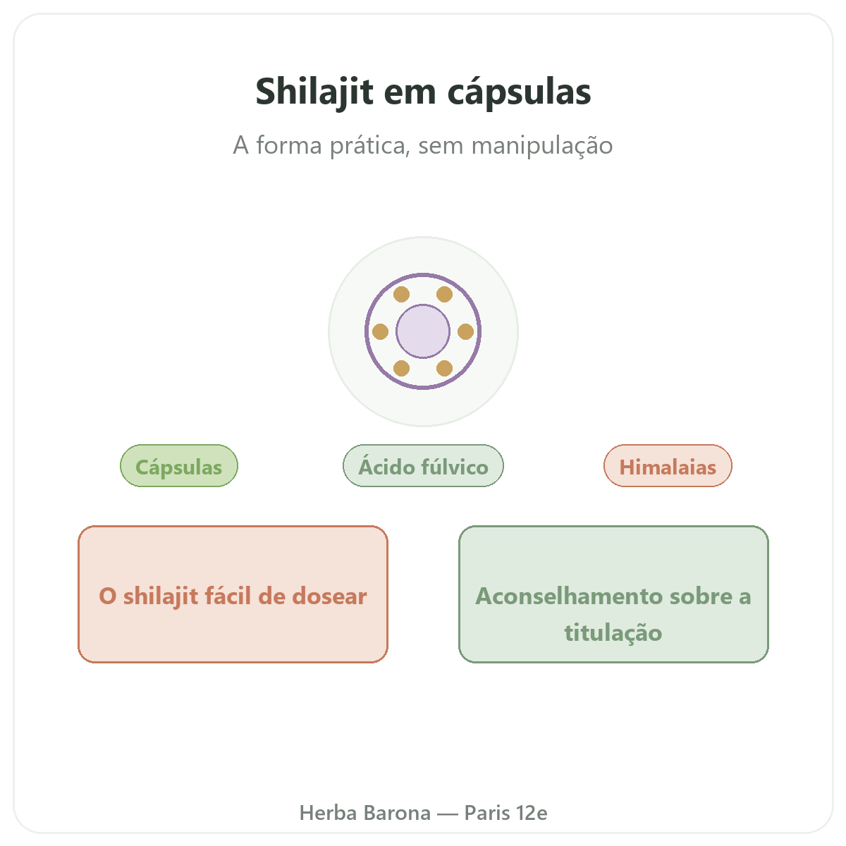 Shilajit em cápsulas Paris - apresentação da marca na Herba Barona Paris 12e