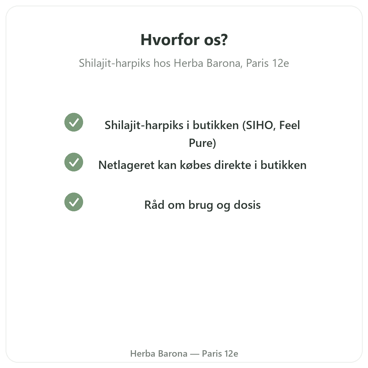 Hvorfor købe Shilajit resin Paris i Paris hos Herba Barona Paris 12