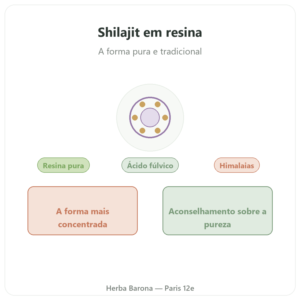Shilajit em resina Paris - apresentação da marca na Herba Barona Paris 12e