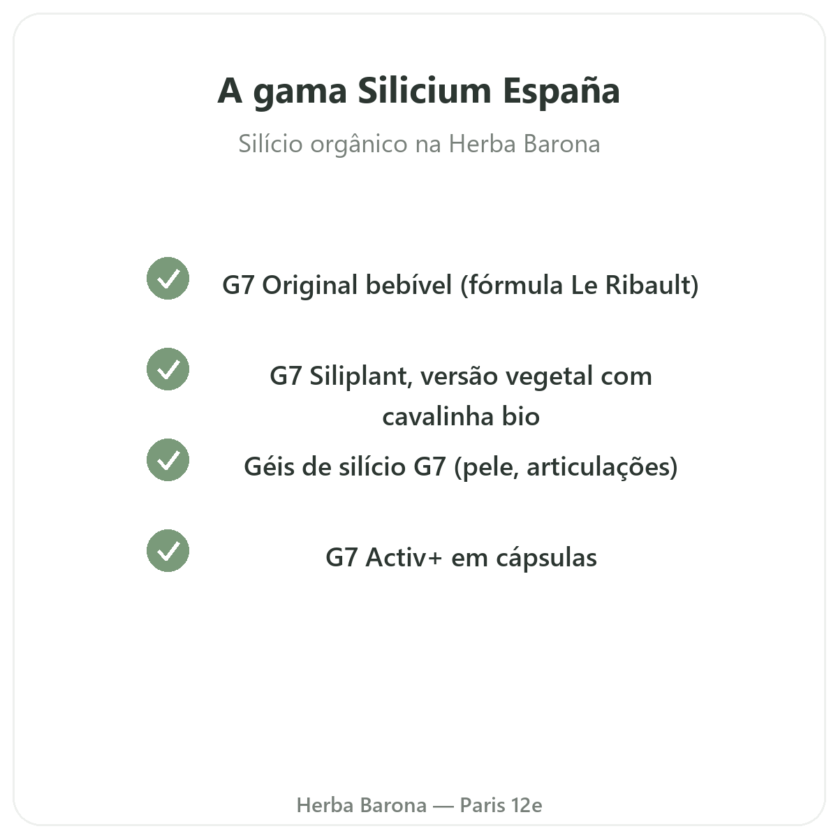 A gama Silicium España em Paris na Herba Barona Paris 12e