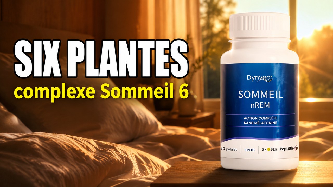Vidéo SOMMEIL 6 – Dynveo – Endormissement & sommeil réparateur – 60 gélules  Paris Herba Barona