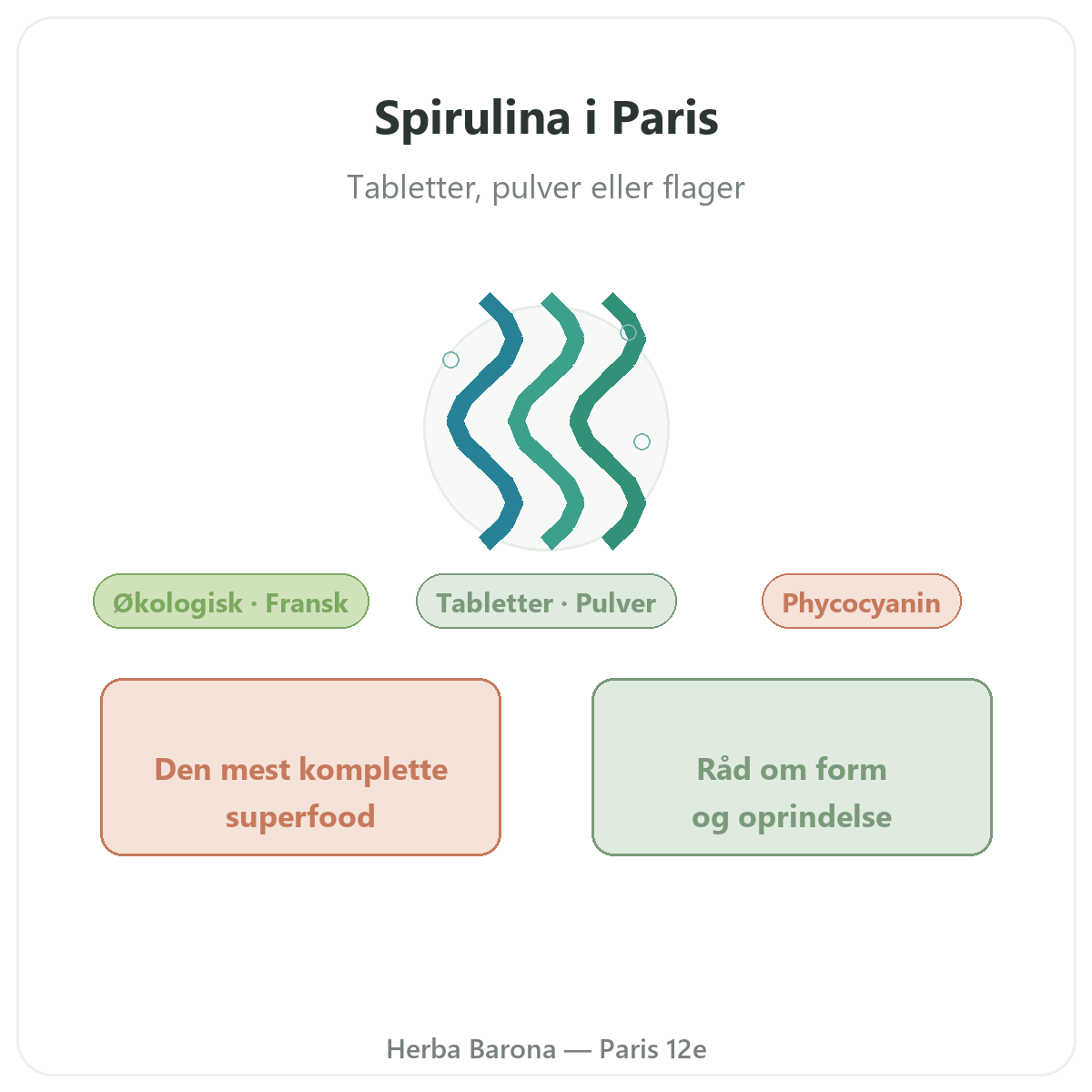 Spirulina Paris - præsentation af mærket hos Herba Barona Paris 12