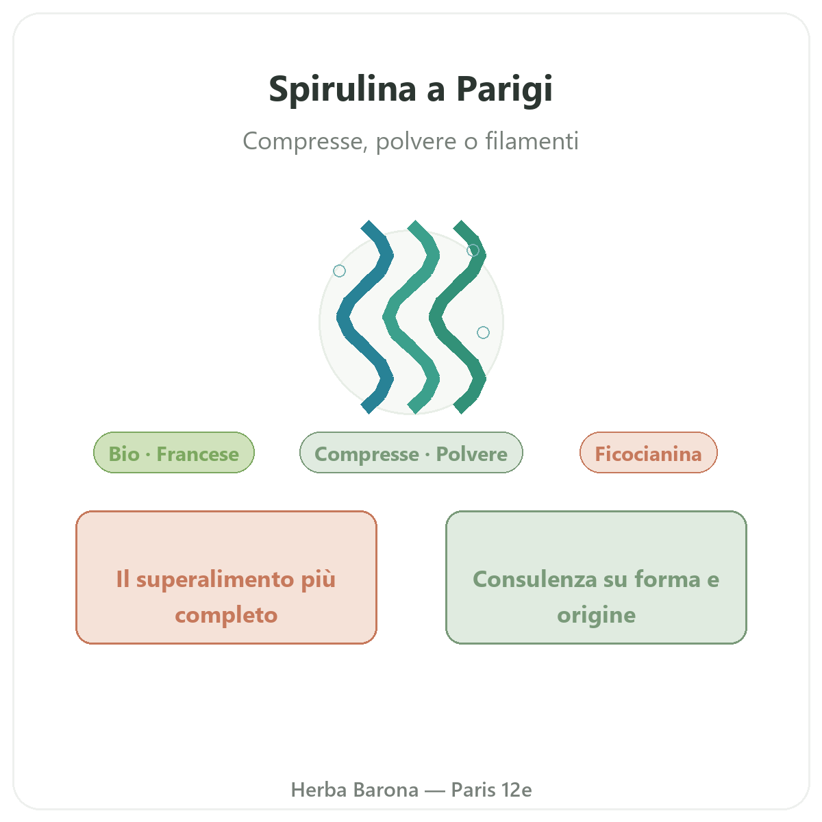 Spirulina Parigi - presentazione del marchio da Herba Barona Parigi 12e