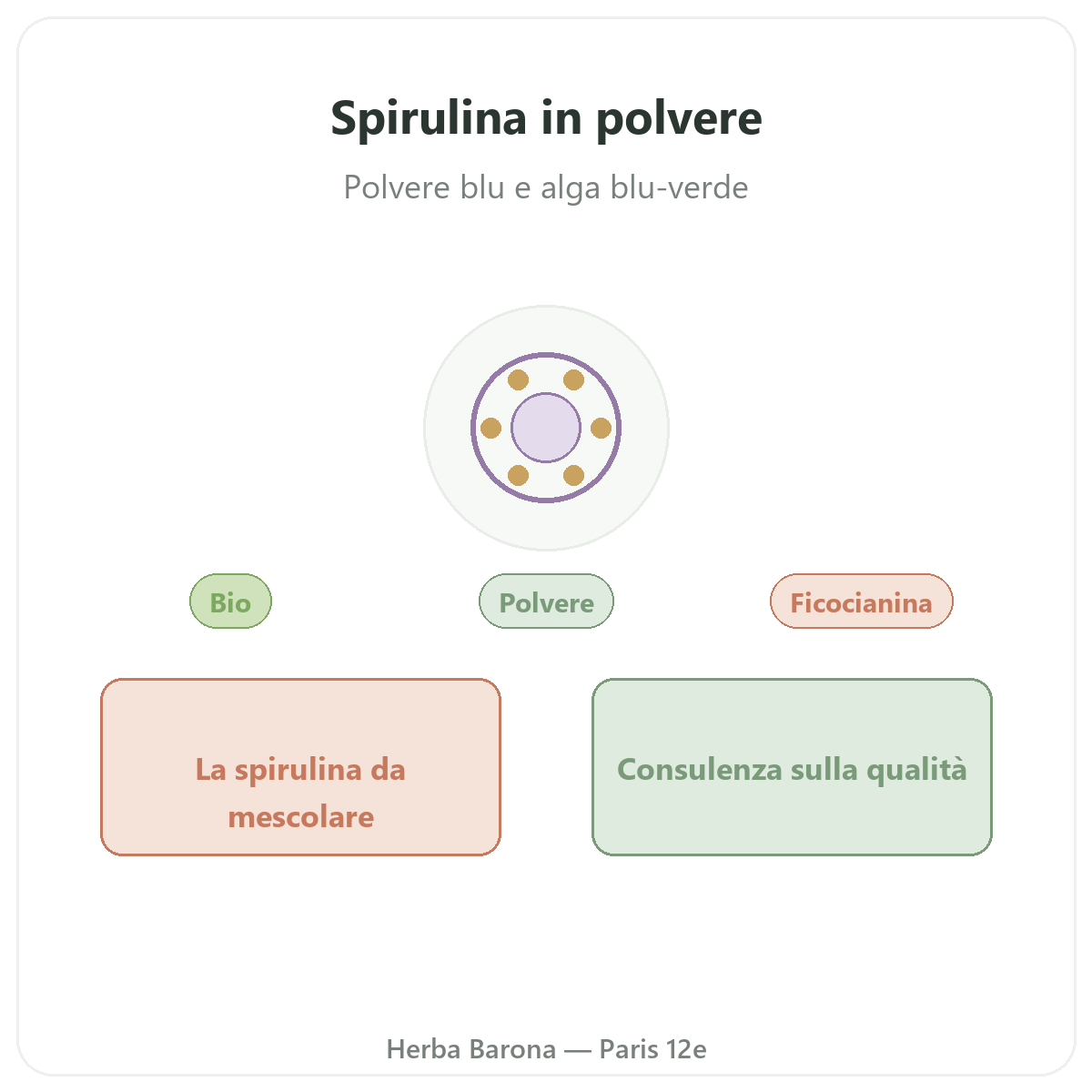 Spirulina blu Parigi - presentazione del marchio da Herba Barona Parigi 12e