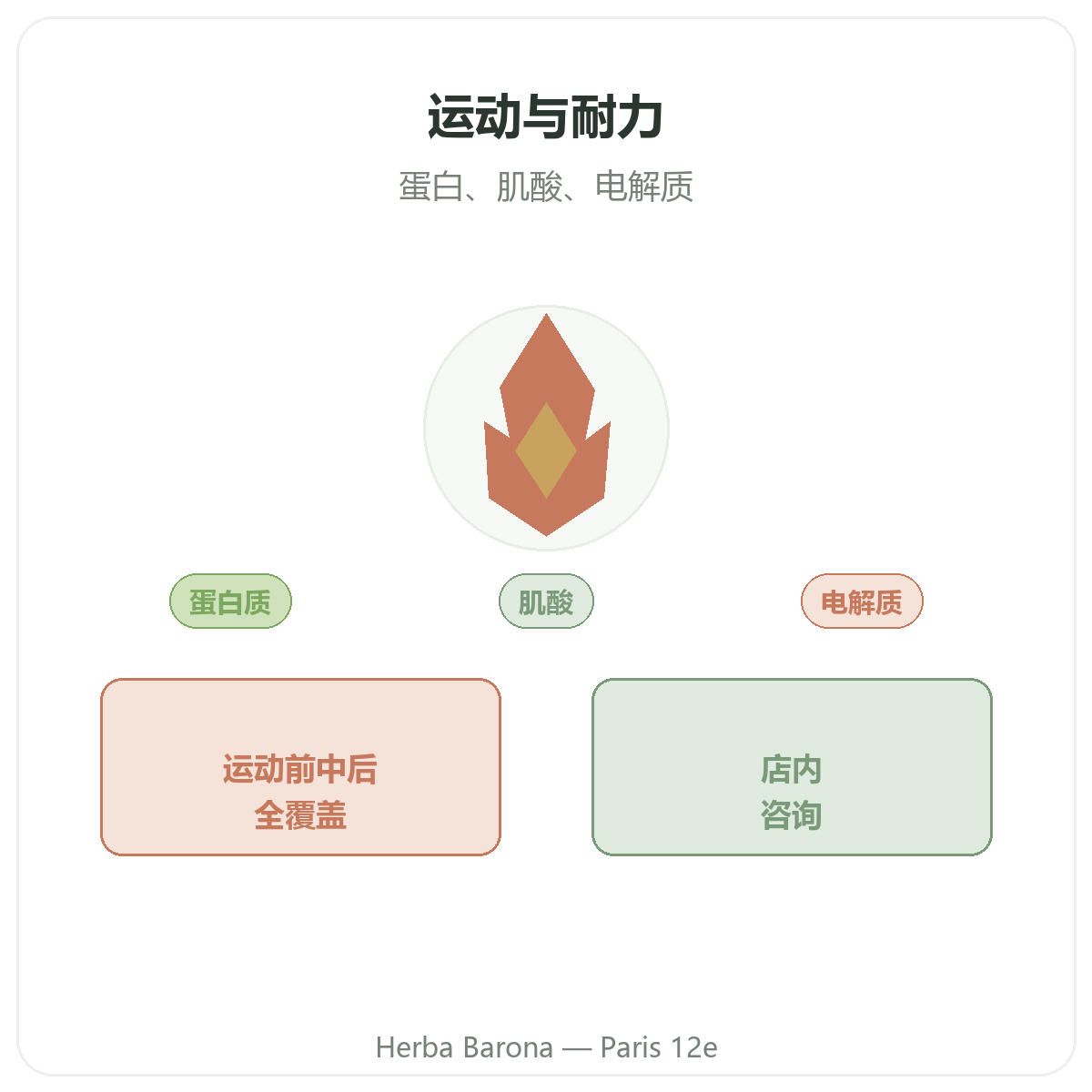 巴黎运动与耐力营养品 - Herba Barona巴黎12区