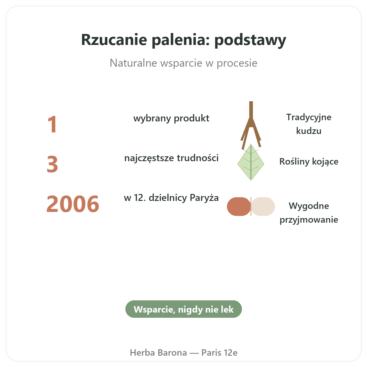 Suplementy wspierające rzucanie palenia w skrócie – Herba Barona w Paryżu