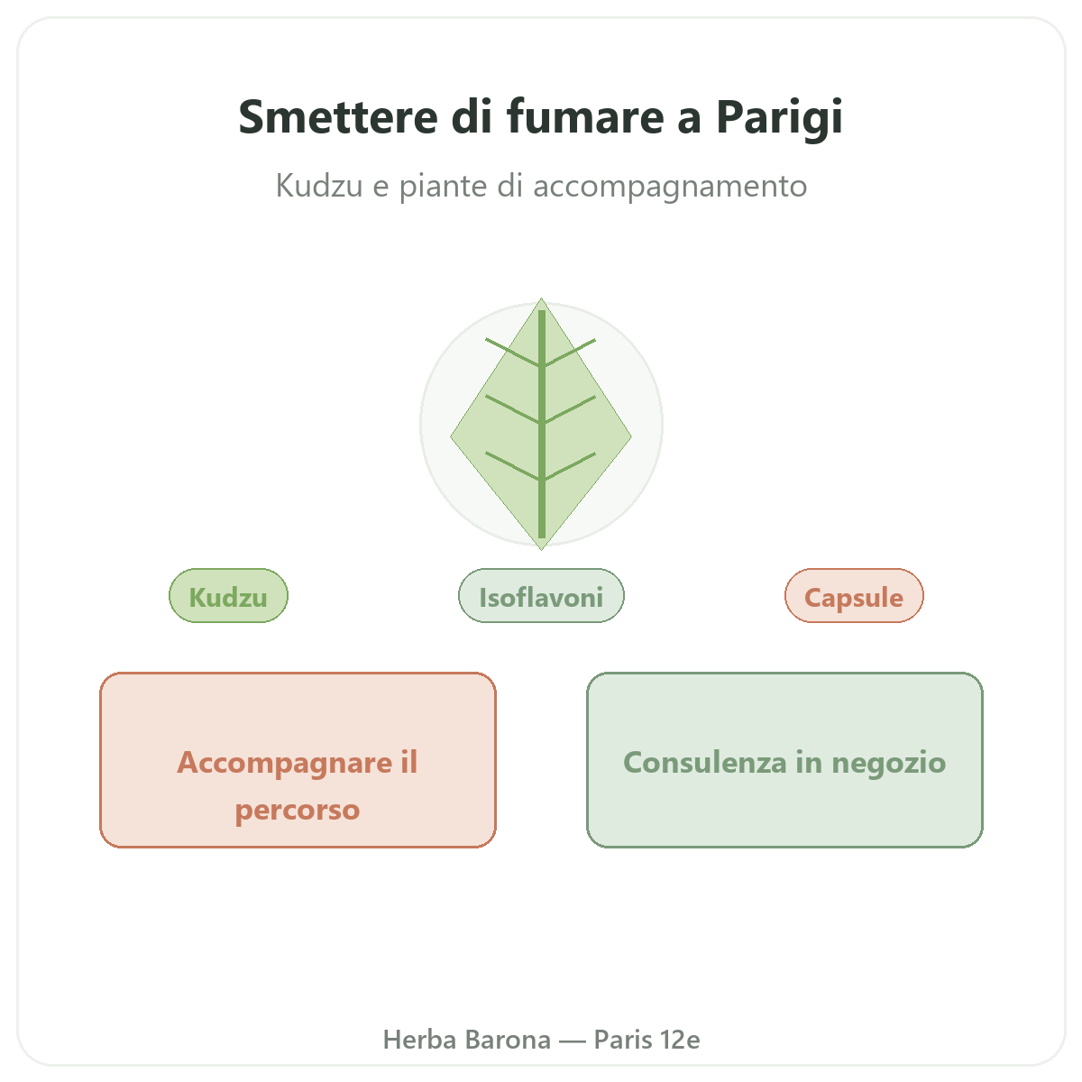Integratori per smettere di fumare a Parigi - da Herba Barona Parigi 12e