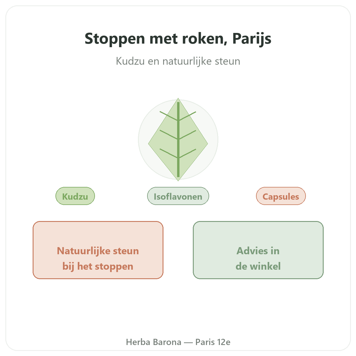 Complements arret du tabac a Paris - chez Herba Barona Paris 12e