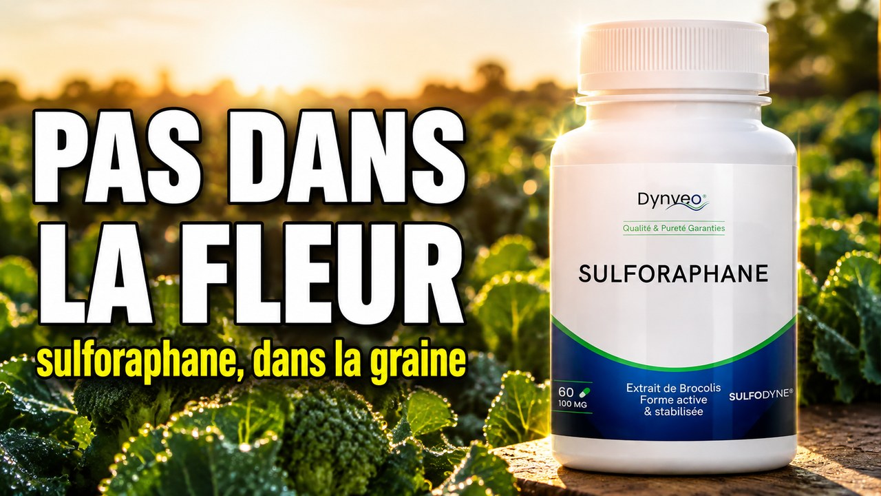 Vidéo Sulforaphane – Extrait de brocolis – Dynveo – 200 mg Paris Herba Barona