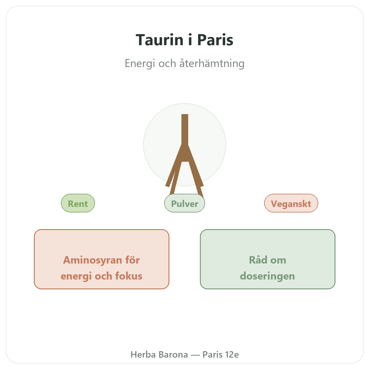 Taurin Paris – presentation av varumärket hos Herba Barona Paris 12e