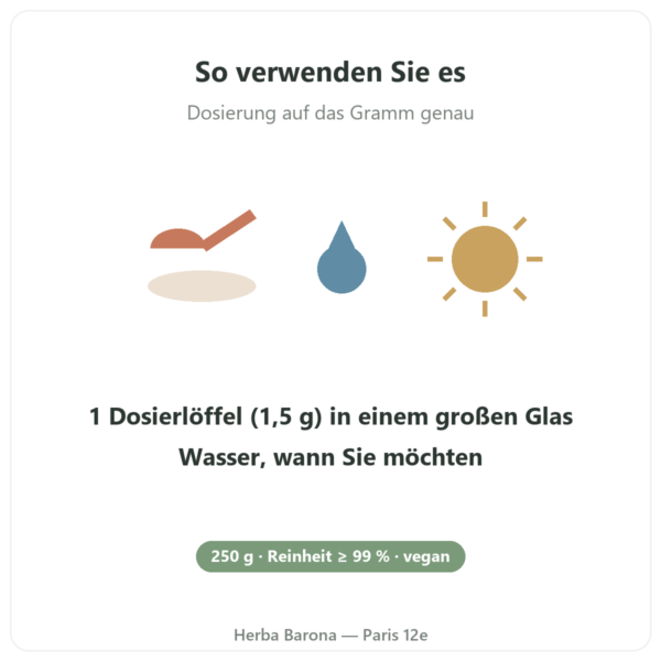Taurin Pulver – Dynveo – 250 g Anwendung Paris Herba Barona