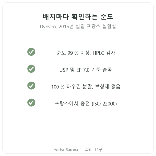 타우린 분말 – Dynveo – 250 g 품질 Paris Herba Barona