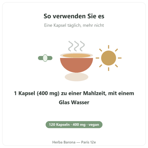 TMG Trimethylglycin – Dynveo – 400 mg – 120 Kapseln Anwendung Paris Herba Barona