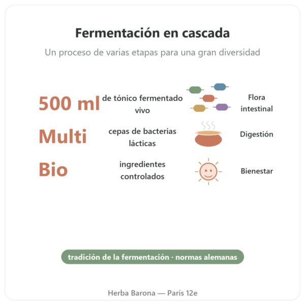 Tónico Bio Multi-Impuls® – 500 ml – Jarmino beneficios y datos clave Paris Herba Barona