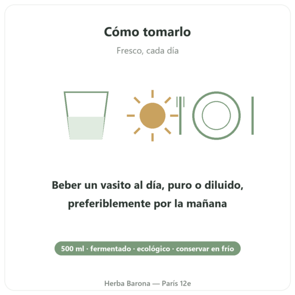 Tónico Bio Multi-Impuls® – 500 ml – Jarmino modo de empleo y dosis Paris Herba Barona