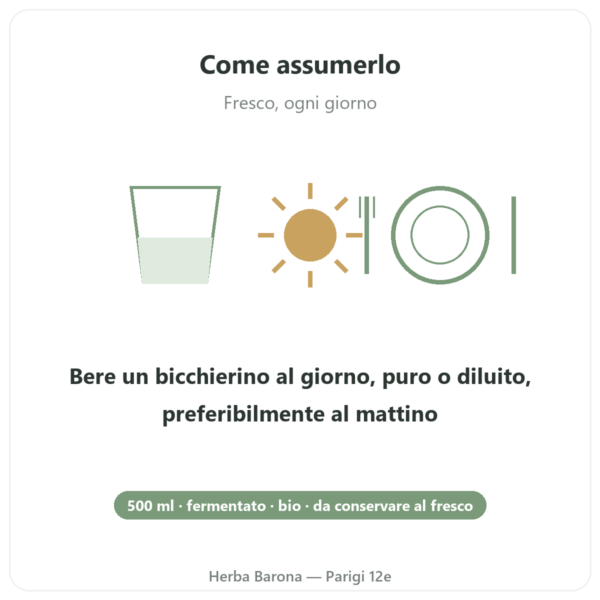 Tonico BIO Multi-Impuls® (500ml) – Jarmino modo d'uso e dosaggio Paris Herba Barona