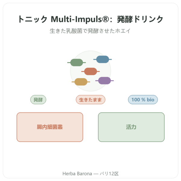 トニック BIO Multi-Impuls®（500ml）– Jarmino presentation Paris Herba Barona