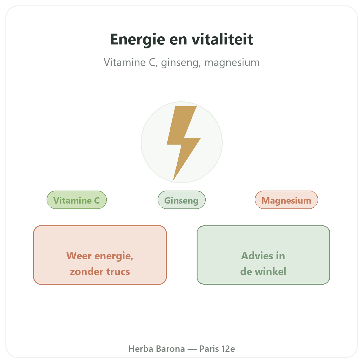 Energie en vitaliteit Parijs - voorstelling van het merk bij Herba Barona Parijs
