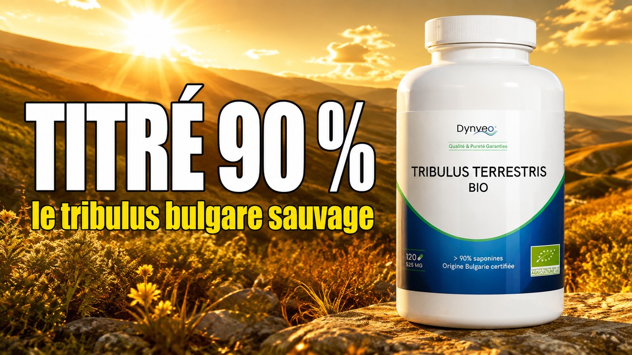 Vidéo tribulus bio Dynveo VemoHerb TS 90% saponines 120 gélules Paris Herba Barona