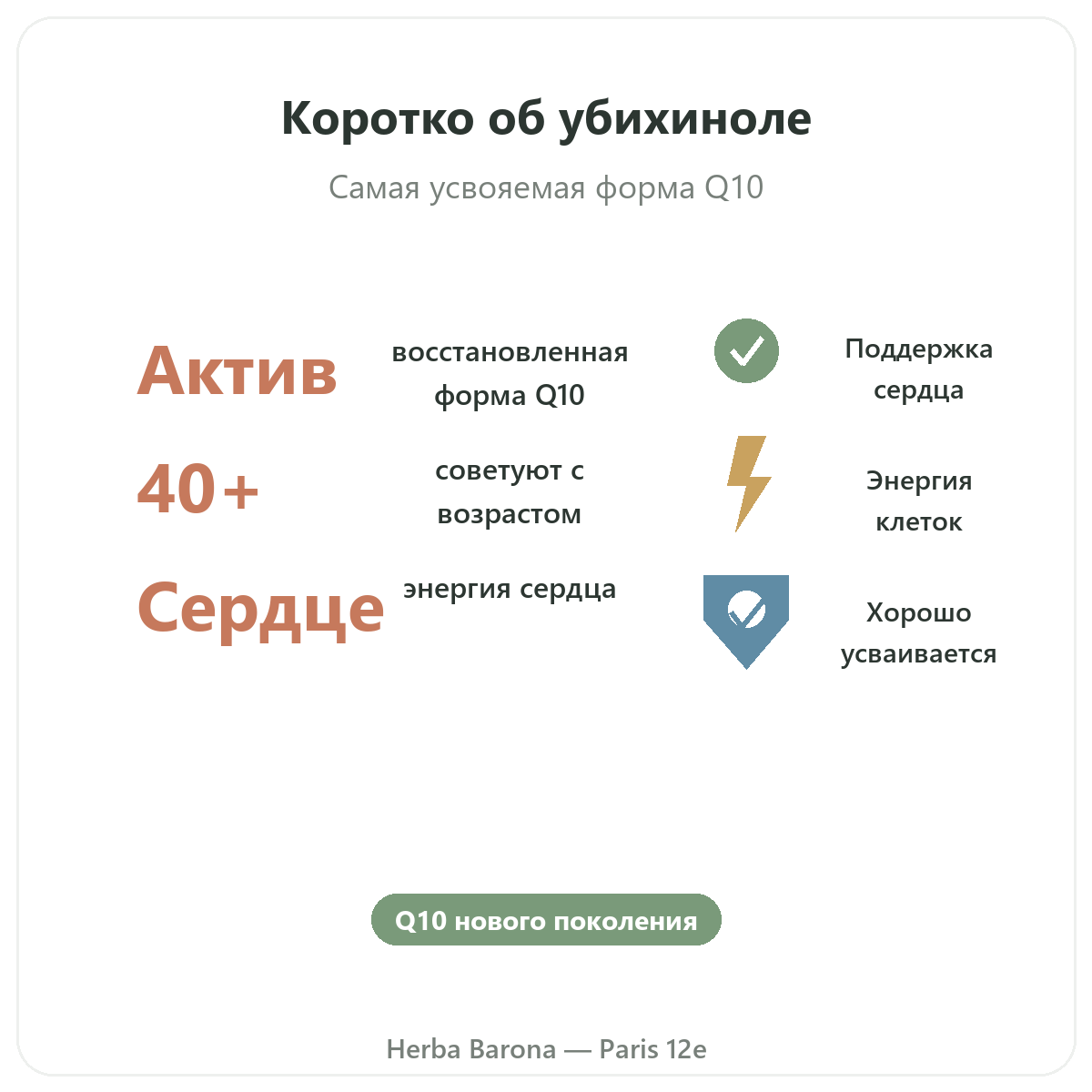 Ubiquinol Париж Париж вкратце — ключевые цифры в Herba Barona Париж, 12-й округ