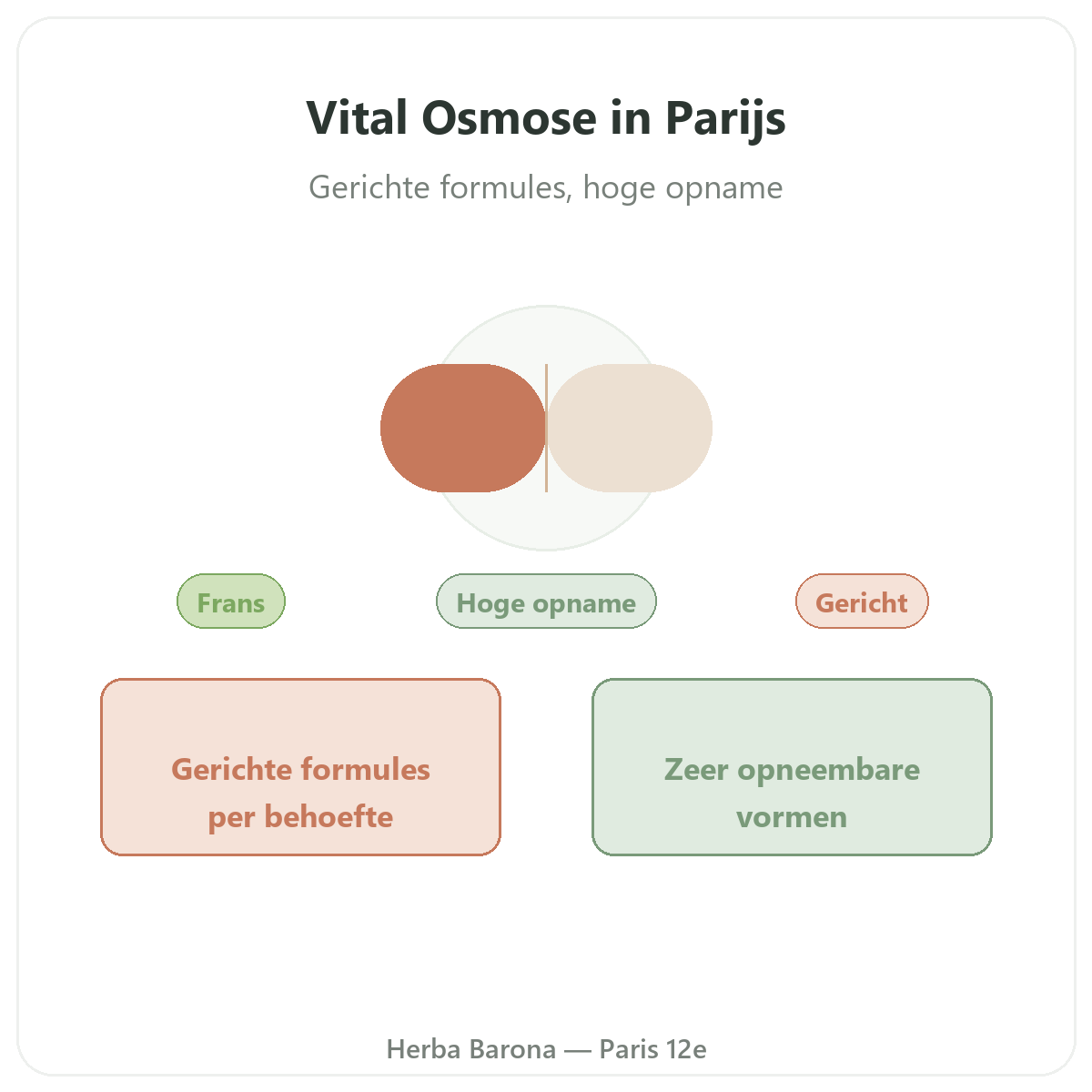 Vital Osmose Parijs - voorstelling van het merk bij Herba Barona Parijs