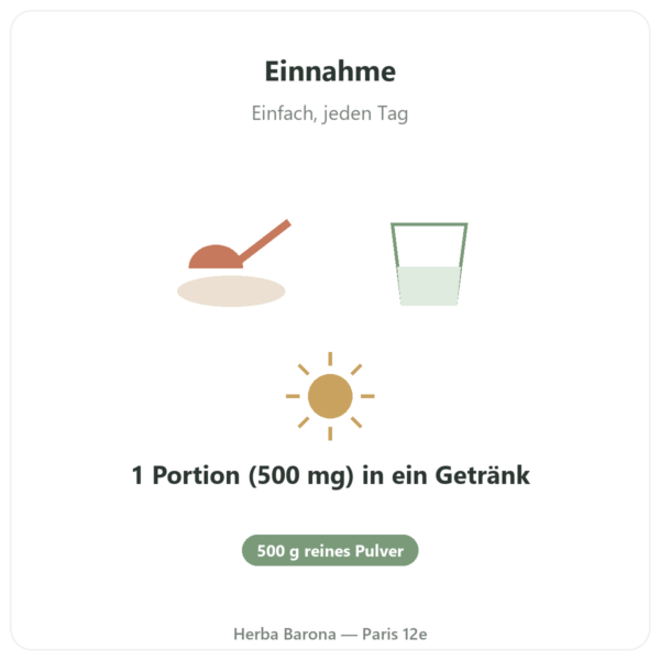 Vitamin C Pulver 500 g – Novoma Qualität Paris Herba Barona