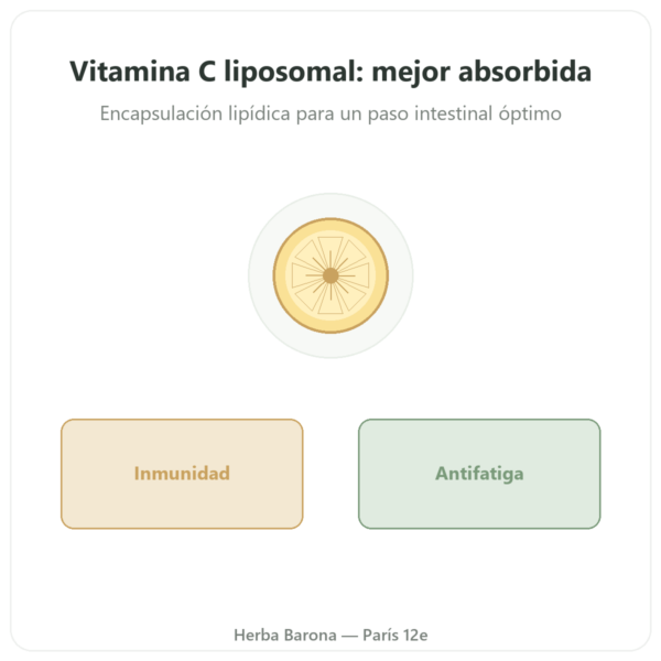 Vitamina C Liposomal 1000 mg – 90 cápsulas – Novoma presentación Paris Herba Barona