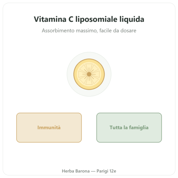 Vitamina C liposomiale liquida – Novoma – 300ml presentazione Paris Herba Barona